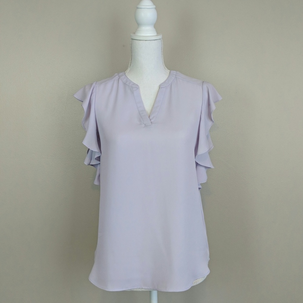 Banana Republic purple blouse